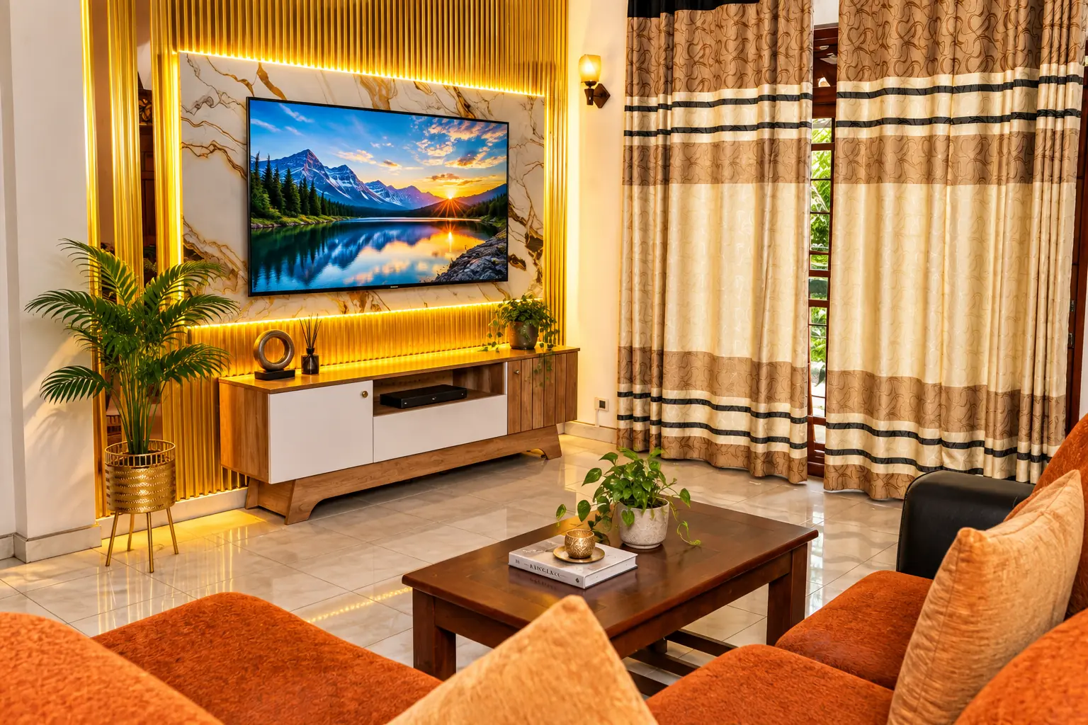 Living room at Natarich