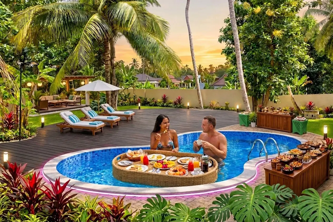 Floating breakfast